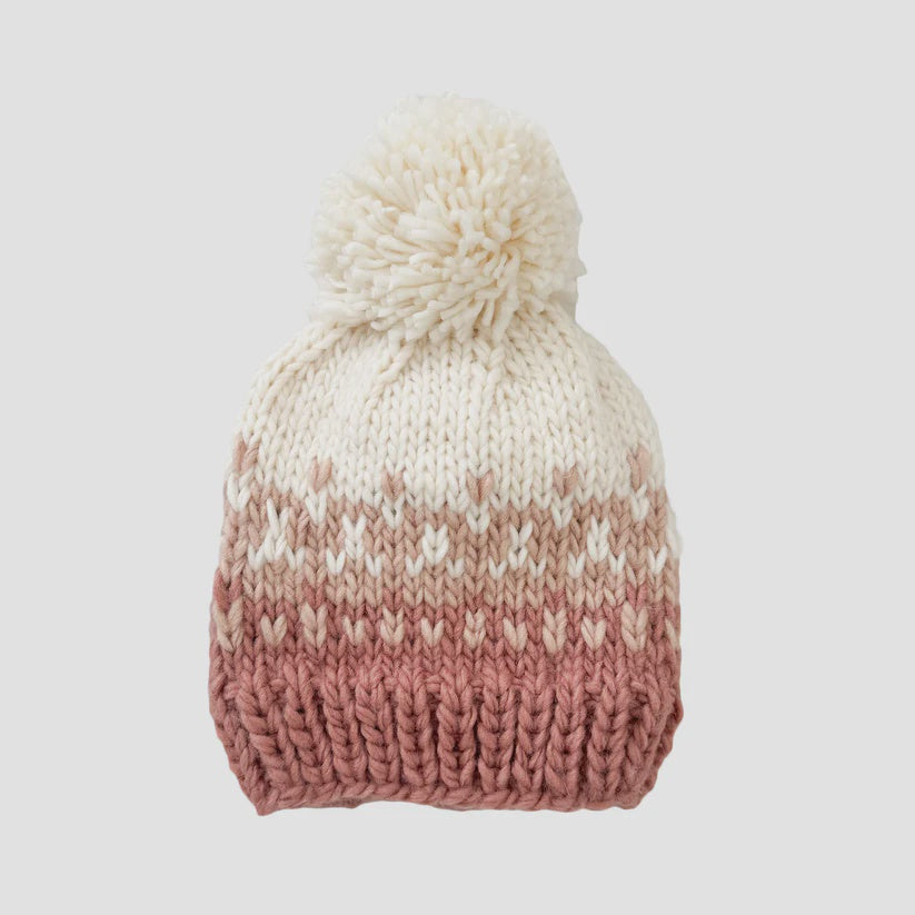 The Blueberry Hill - Nell Stripe Hat -Rose / Blush