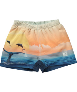Molo - Newton Baby Swim Shorts - Ocean Smile