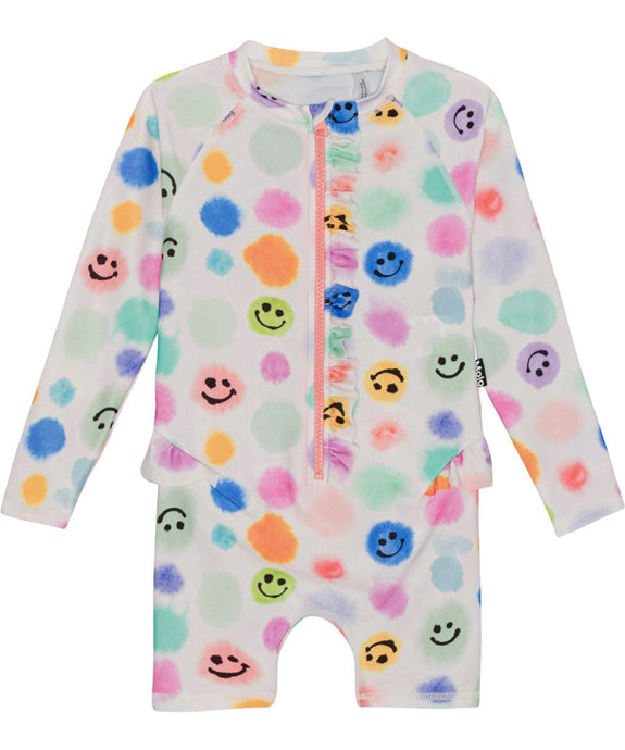 Molo - Nigella Baby Swimsuit - Painted Dots