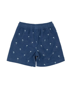 Feather 4 Arrow - Island Palm Baby Volley Trunk - Navy