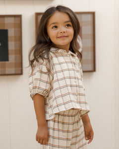 Rylee + Cru - Ruffle Pajamas - Holiday Plaid