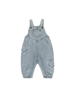 Rylee + Cru - Vintage Overall - Light Washed Denim