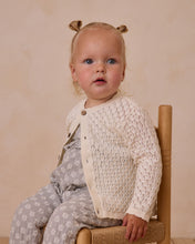 Load image into Gallery viewer, Rylee + Cru - Baby Crochet Cardigan - Ivory