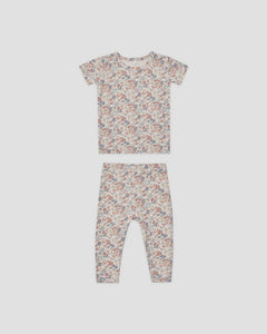 Quincy Mae - Bamboo Short Sleeve Pajama Set - Bloom