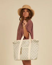 Load image into Gallery viewer, Rylee + Cru - Cooler Tote - Palm Check