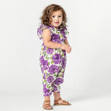 Load image into Gallery viewer, Pink Chicken - Baby Girls Jennifer Jumper - Purple Peonies