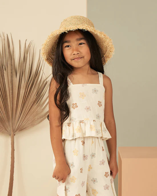 Rylee + Cru - Cropped Peplum Tank - Leilani