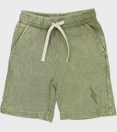 Tiny Whales - Pine Sweat Shorts - Mineral Pine