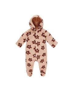 Rylee + Cru - Fleece Jumpsuit - Pink Daisy