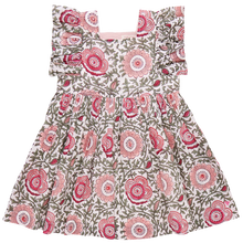 Load image into Gallery viewer, Pink Chicken - Elsie Dress - Pink Lisbon Floral