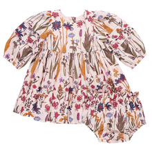 Load image into Gallery viewer, Pink Chicken - Baby Girls Brooke Dress Set - Autumn Flowers