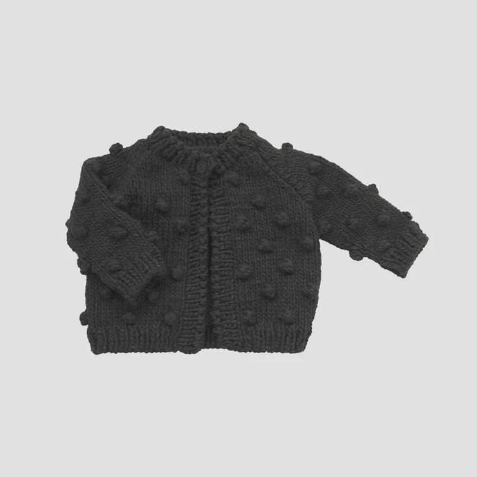 The Blueberry Hill - Popcorn Cardigan - Black