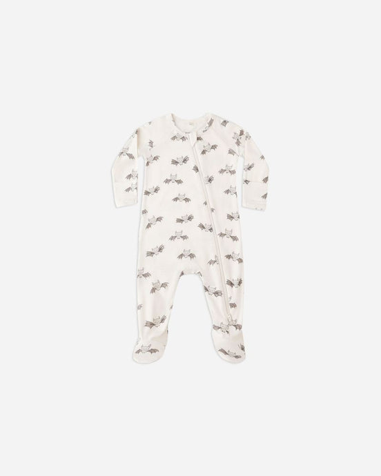 Quincy Mae - Bamboo Zip Footie - Bats