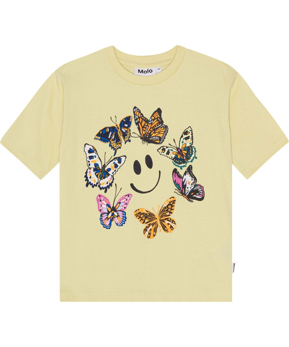 Molo - Reen Organic SS Tee - Happy Butterflies