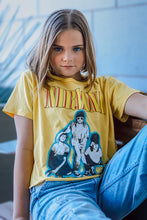 Load image into Gallery viewer, Rowdy Sprout - Nirvana Not Quite Crop Organic Tee - Sunrise