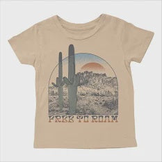 Tiny Whales - Free To Roam T-Shirt - Wheat