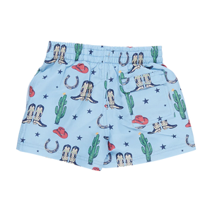 Pink Chicken - Boys Swim Trunk - Tiny Rodeo