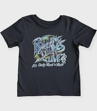 Load image into Gallery viewer, Rowdy Sprout - Rolling Stones Organic SS Tee - Jet Black