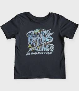 Rowdy Sprout - Rolling Stones Organic SS Tee - Jet Black