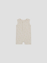Load image into Gallery viewer, Quincy Mae - Ribbed Henley Romper - Natural / Suns