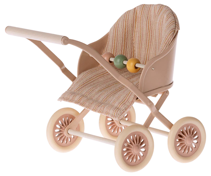 Maileg - Stroller, Baby - Rose