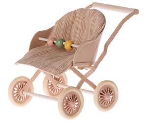 Maileg - Stroller, Baby - Rose