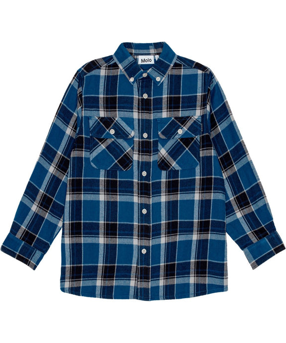 Molo - Rozzy Flannel Shirt - Oceanic Check