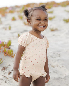 Quincy Mae - Catalina One-Piece Swimsuit - Shell Strawberries