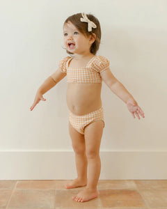 Quincy Mae - Zippy Two-Piece - Melon Gingham