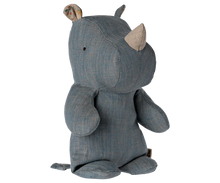 Load image into Gallery viewer, Maileg - Safari Friends, Small Rhino - Blue/ Sand