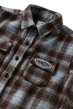 Load image into Gallery viewer, Patch Flannel Shirt - Sky Blue