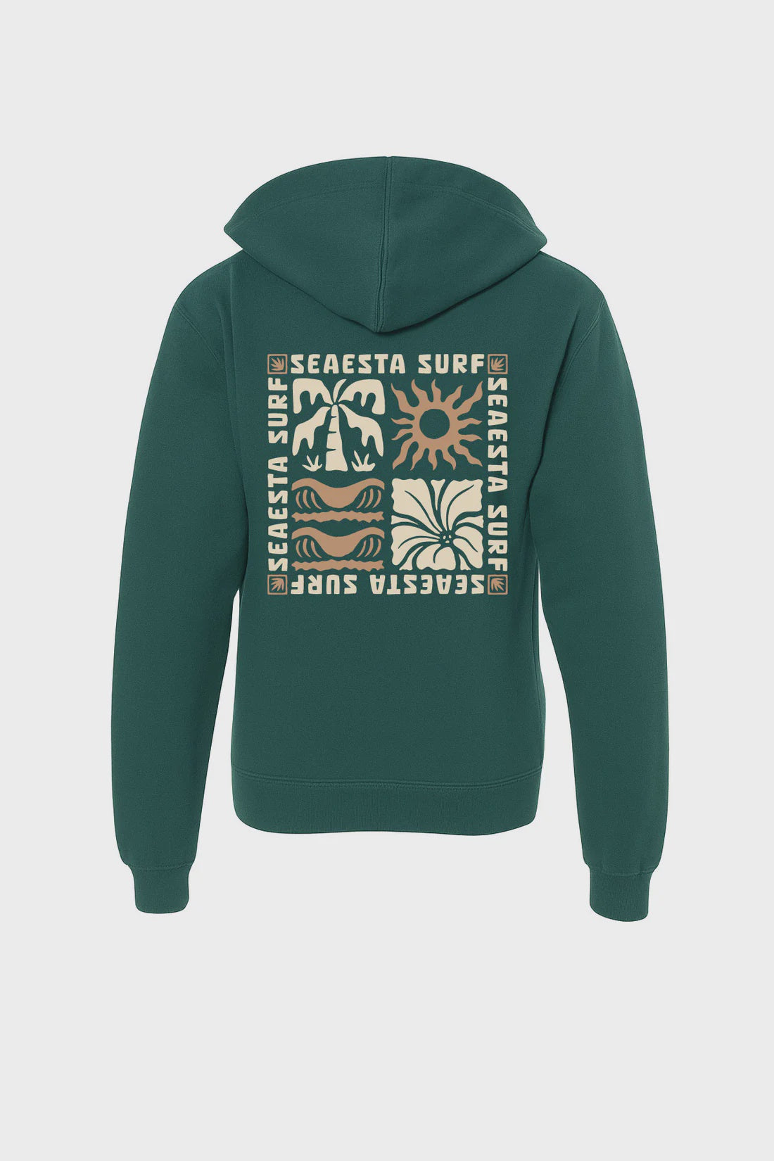 Seaesta Surf - Zuma Hoodie - Dark Green