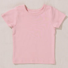 Load image into Gallery viewer, Pink Chicken - Short Sleeve Seesaw Rib T-Shirt - Pink