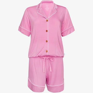 Posh Peanut - Pink Peony -  Women's Short Luxe Loungewear