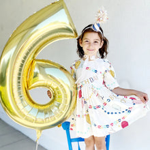 Load image into Gallery viewer, Pink Chicken - Girls Brooke Dress - Birthday Garland