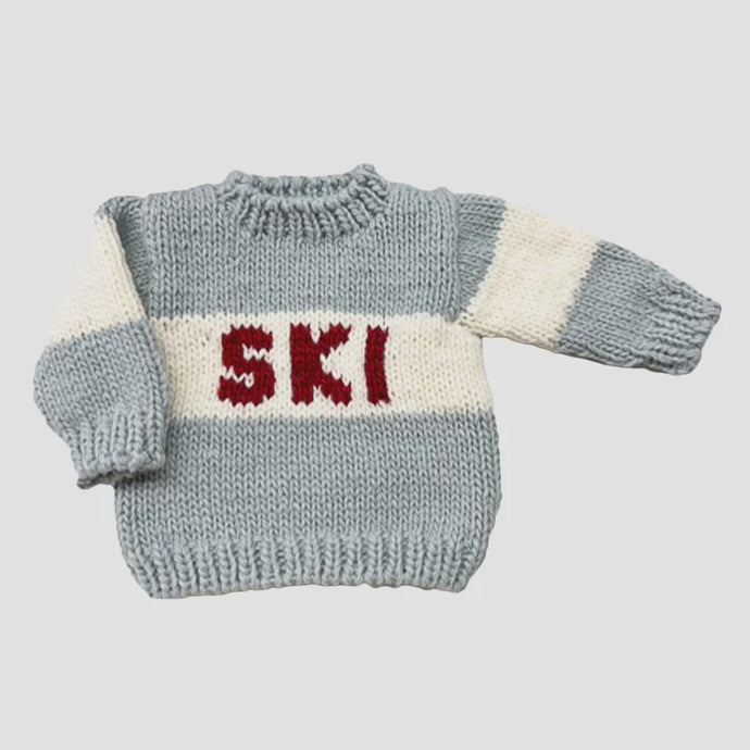 The Blueberry Hill - Ski Sweater - Bowie Grey