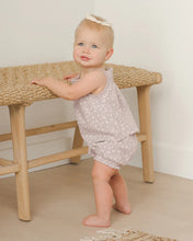 Load image into Gallery viewer, Quincy Mae - Smocked Tank + Bloomer Set - Lavender Scatter
