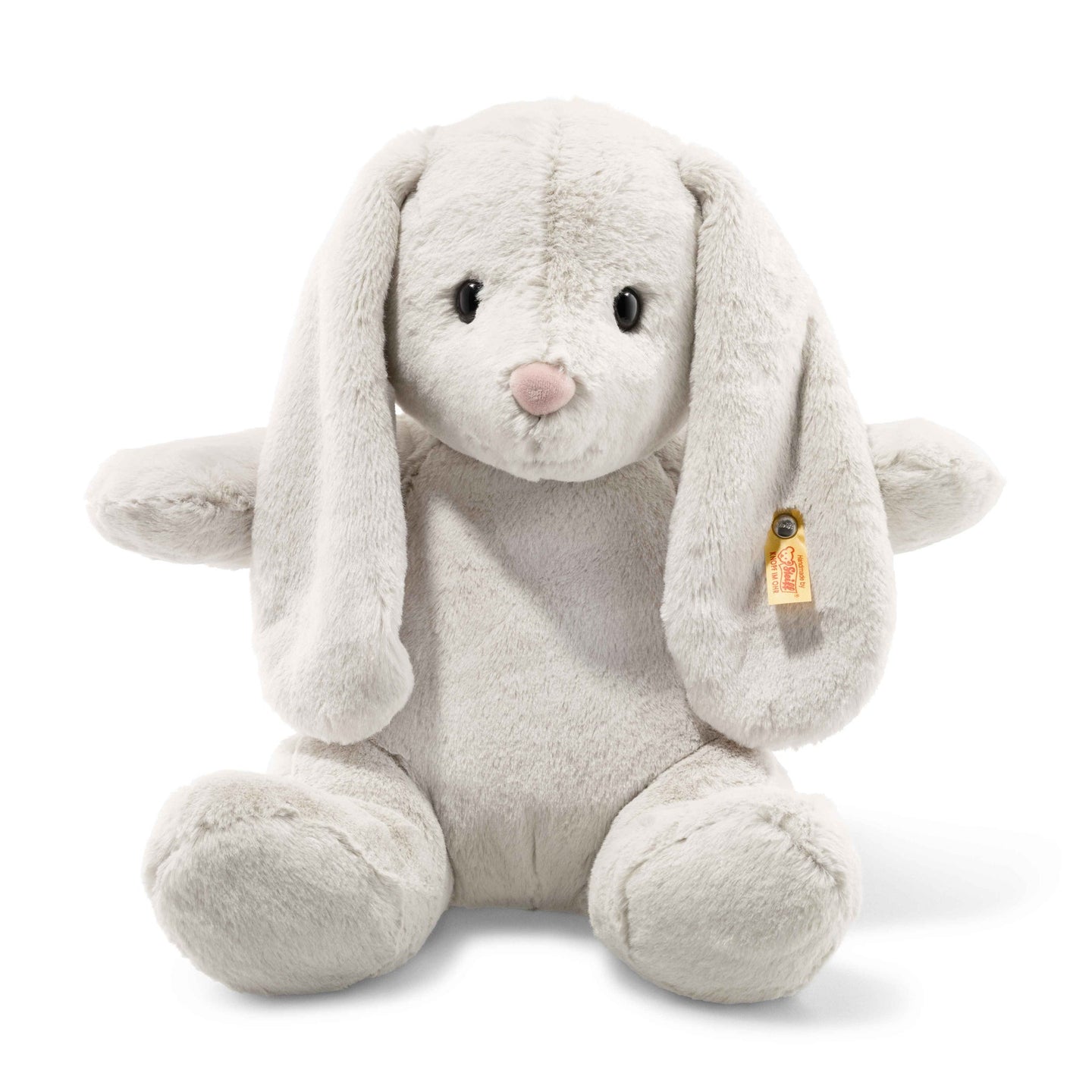 Stieff - Soft Cuddly Friends - Hoppie Rabbit Light Grey - Large 15