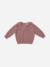 Load image into Gallery viewer, Quincy Mae - Petal Knit Sweater - Fig