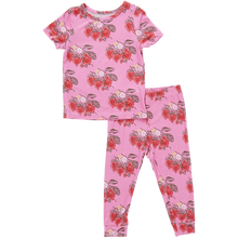 Load image into Gallery viewer, Pink Chicken - Kids Bamboo PJ Set Pink Wild Strawberries