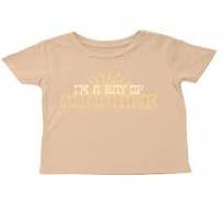 Tiny Whales - Ray of Sunshine Boxy Tee - Toast