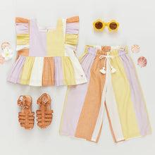 Load image into Gallery viewer, Pink Chicken - Girls Theodore Pant - Desert Stripe