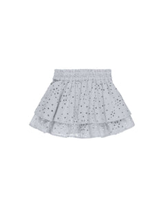 Rylee + Cru - Rose Mini Skirt - Light Blue