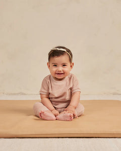 Quincy Mae - Terry Tee + Pant Set - Blush