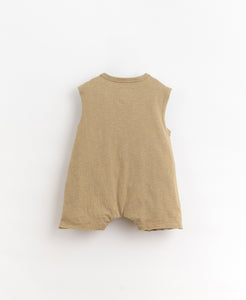 Play Up - Organic Sleeveless Jumpsuit - Tea Tree