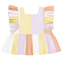 Load image into Gallery viewer, Pink Chicken - Girls Elsie Top - Desert Stripe