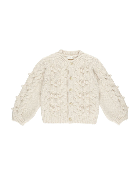 Rylee + Cru- Bobble Cardigan - Natural