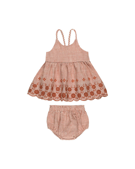 Rylee + Cru - Zenni Set - Poppy Gingham