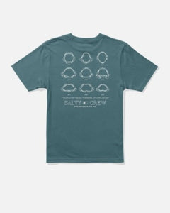 Salty Crew - Jawbone Boys SS Tee - Hydro