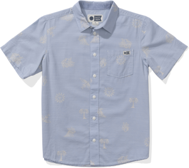 Salty Crew - Good Vibes Boys SS Woven - Blue Fog